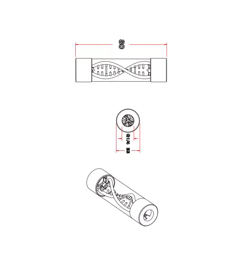 Computador Água Refrigeração Loop Construir Indicador de Fluxo Medidor de Velocidade de Fluxo Líquido Alta Qualidade Prata Preto Branco hj - Imagem 2