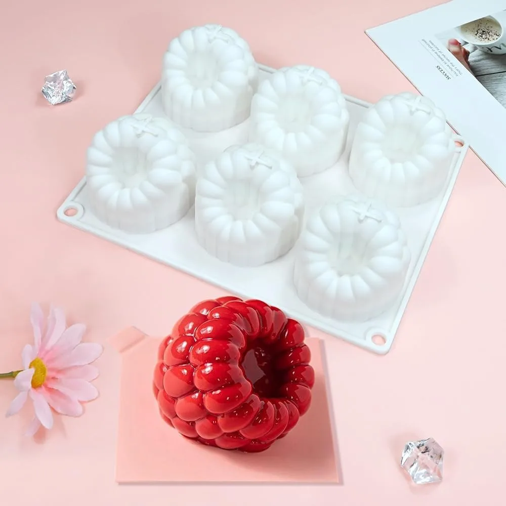 التوت موس قالب الكعكة الفراولة الموز سيليكون قوالب...