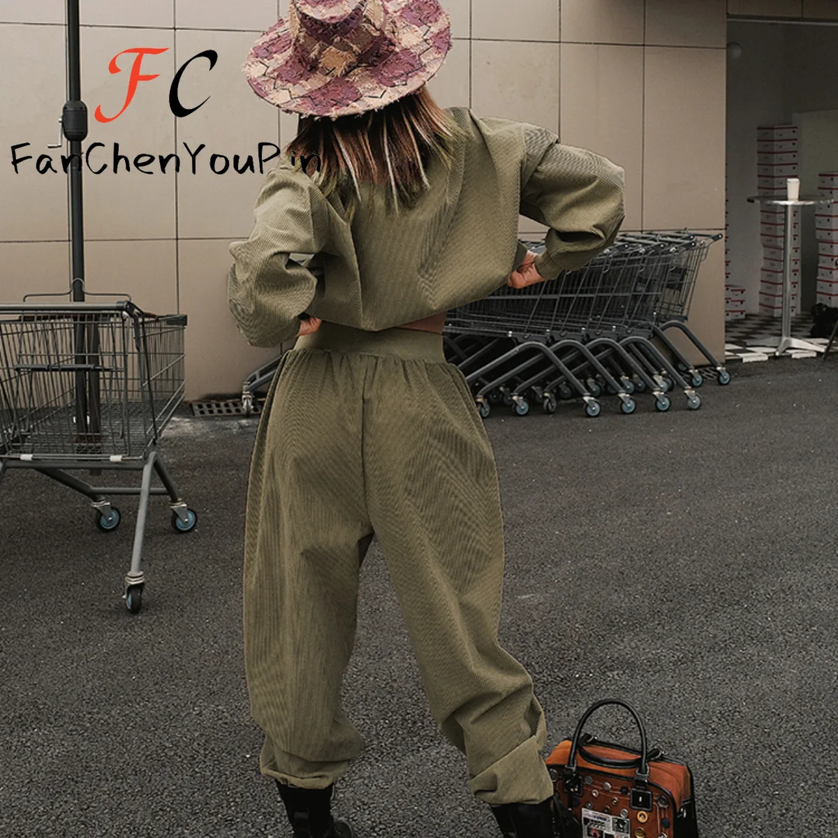 Spring New Women's Sweatshirts Set New Solid Color O-Neck Sports Casual Pullover Loose Sports Pants Two-piece Set Female 2024