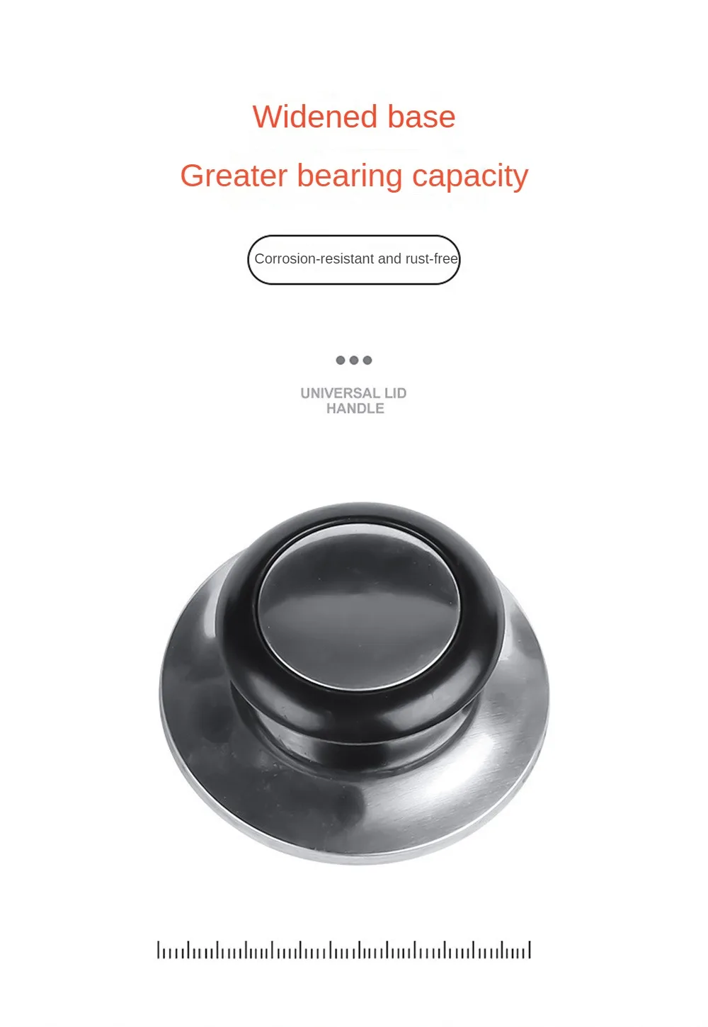 Description Picture 5 of itemReplacement Lifting Handle Universal Pot Lid Holding Handle Glass Lib Cover Knob For Kitchen Cookware Handgrip