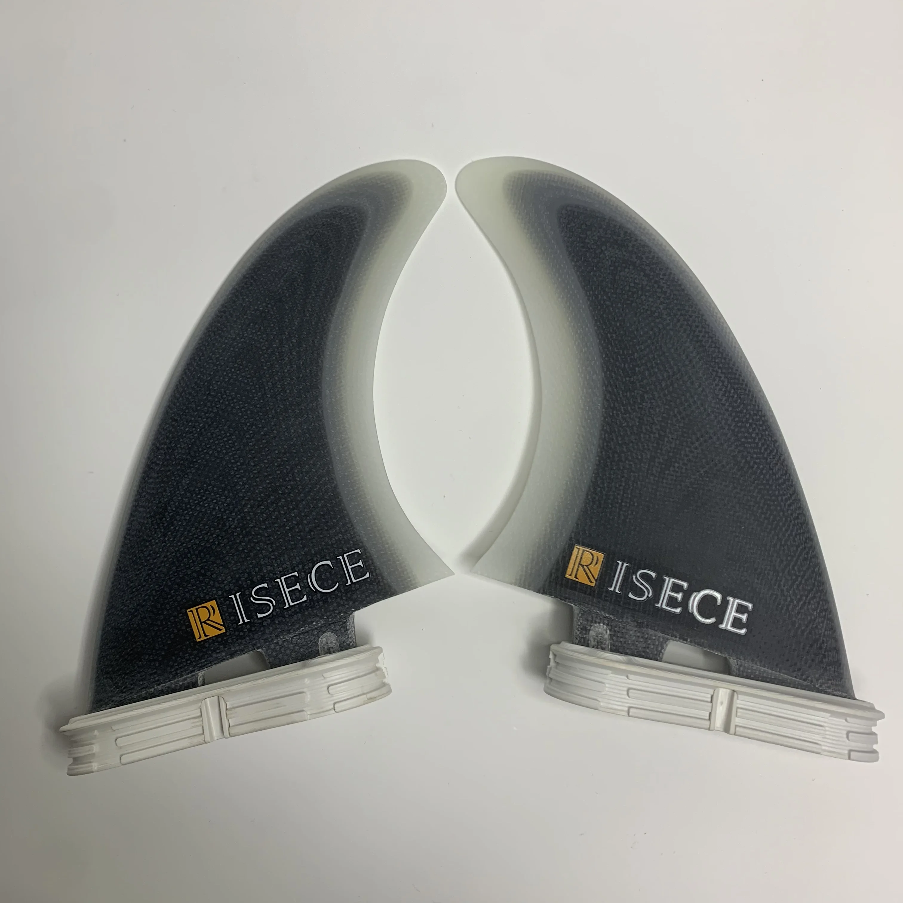 Surfing Surfboard Power Twin Fins GFK Fiberglass Twinnie Fins 2PC/SET Glass Fiber Twin Fin for SUP