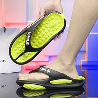 Men Massage Flip Flops Outdoor Indoor Slippers Thick Sole Comfortable Men Beach Sandals Non-slip Bathroom Home Men's Flip Flops - Image 4