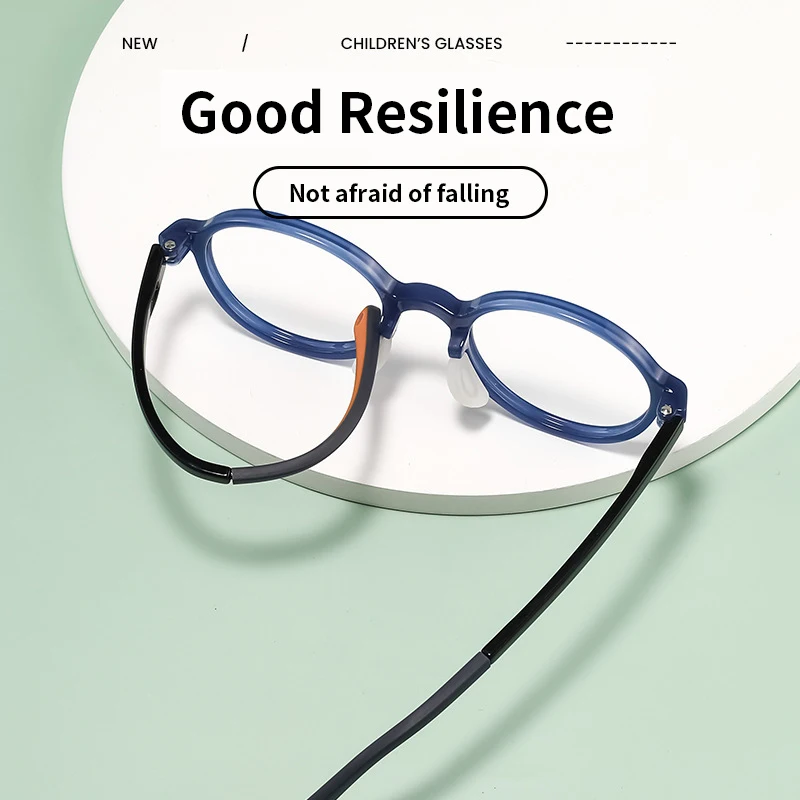 Flexible Children's Anti Blue Light Computer Glasses Kids Boy 0 Diopter Spectacles Myopia Optical Fashion Glasses Frame