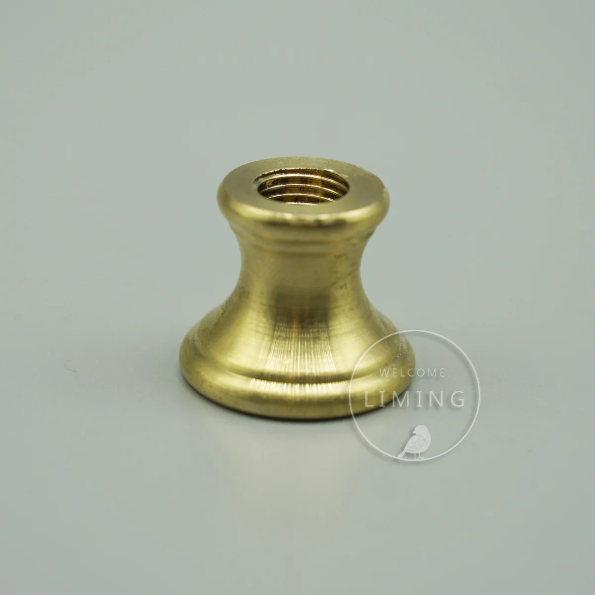 Description Picture 2 of itembrass M10 inner tooth connector nut  threaded tube  trumpet-shaped connector adapter   lighting hardware accessories