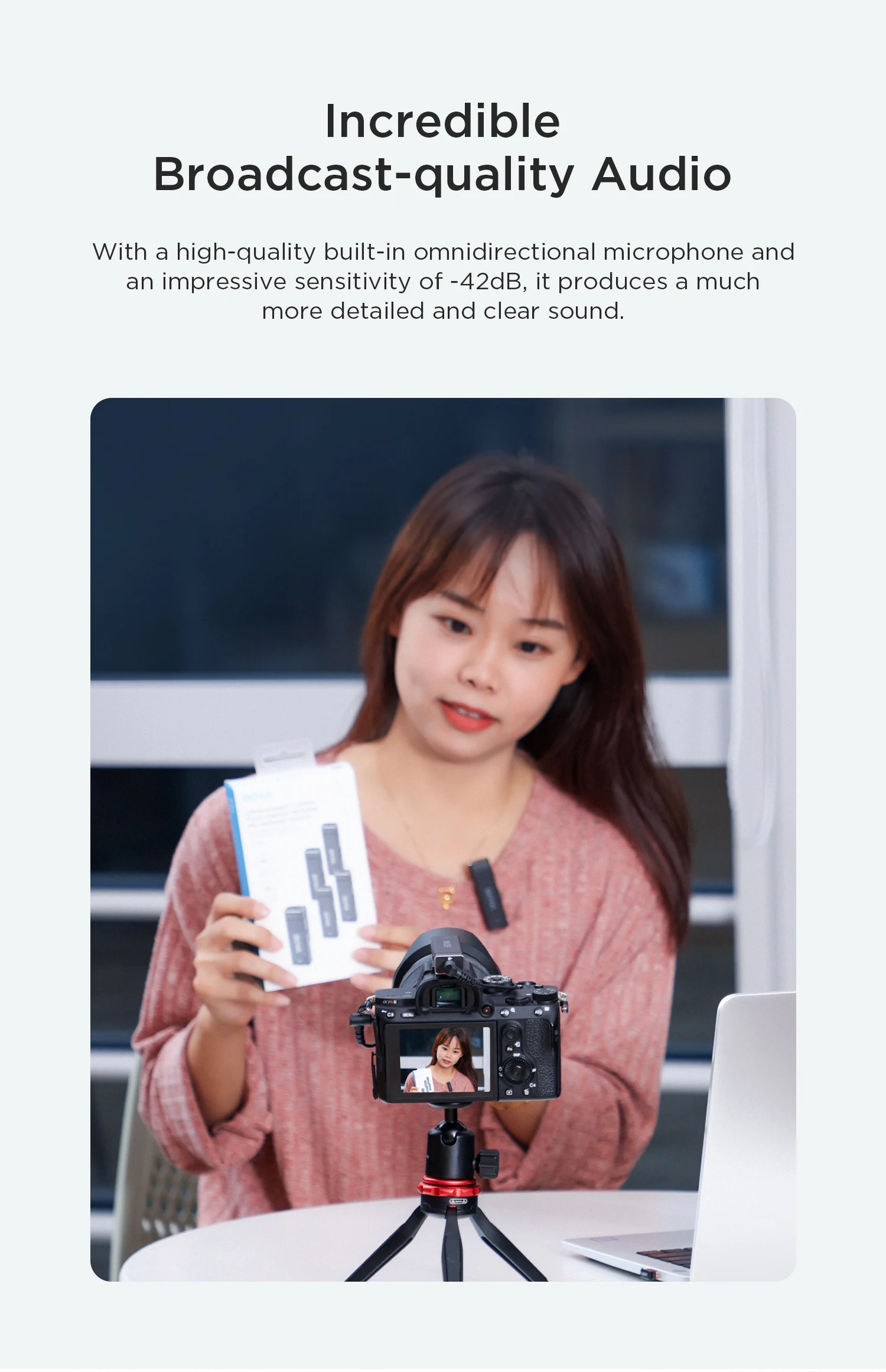 BOYA BY-W4 4-Channel Wireless Lavalier Lapel Microphone for iPhone Camera Samartphone Video Recording Podcast YouTube Streaming