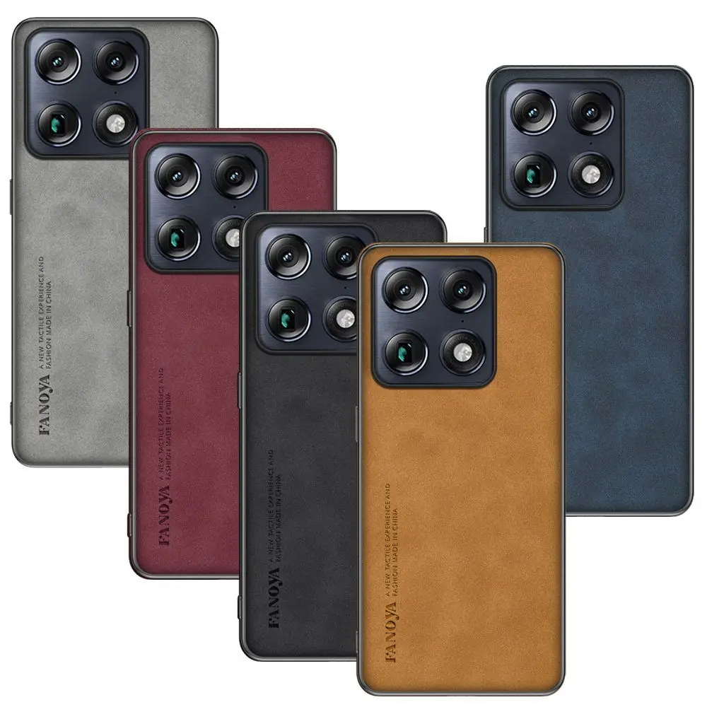 Premium Sheepskin PU Leather Full Camera Protector Case with TPU Anti-Drop Cover