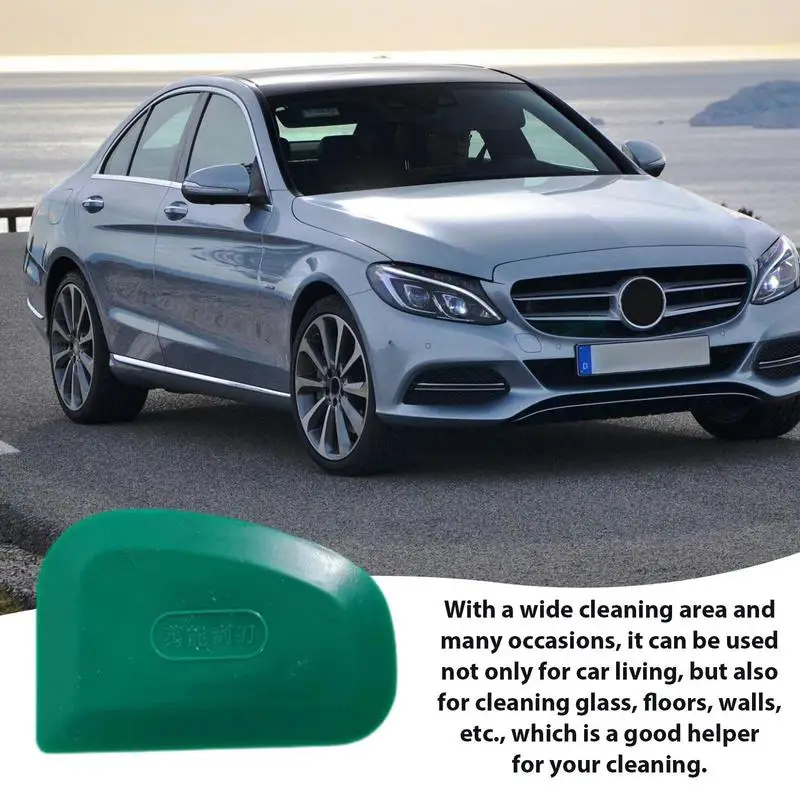 1pcs Random Color Car Putty Rubber Scraper Oval Advertising Film Spreader for automotive Squeegee Smoothing Painting Tool