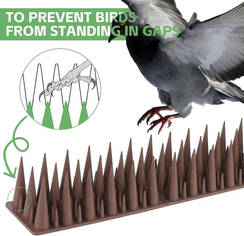 Outdoor Bird Spikes for Gardens & Windows