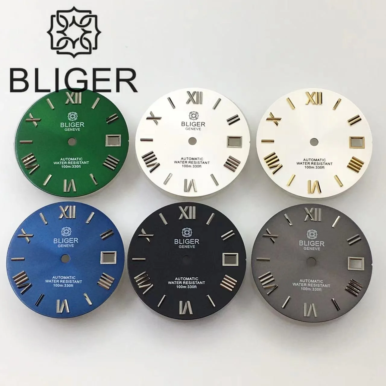 

Циферблат BLIGER для часов NH35, 29 мм, черный, синий, зеленый, белый, серый цвета