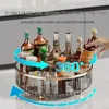 360° Rotating Spice Rack with Removable Base | Clear Plastic Turntable for Kitchen, Pantry Cosmetic & Refrigerator Organizing 4