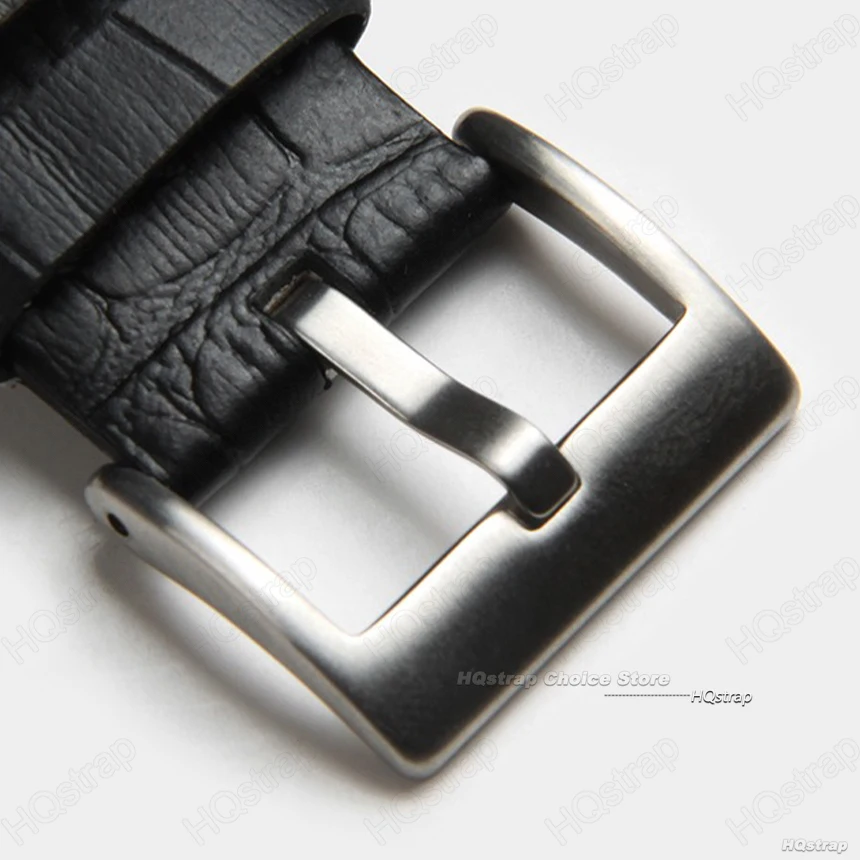 18mm 20mm 22mm Pin Buckle Stainless Steel Button Silver Matte Polished Watches Accessories Watch Strap Clasp Solid Square
