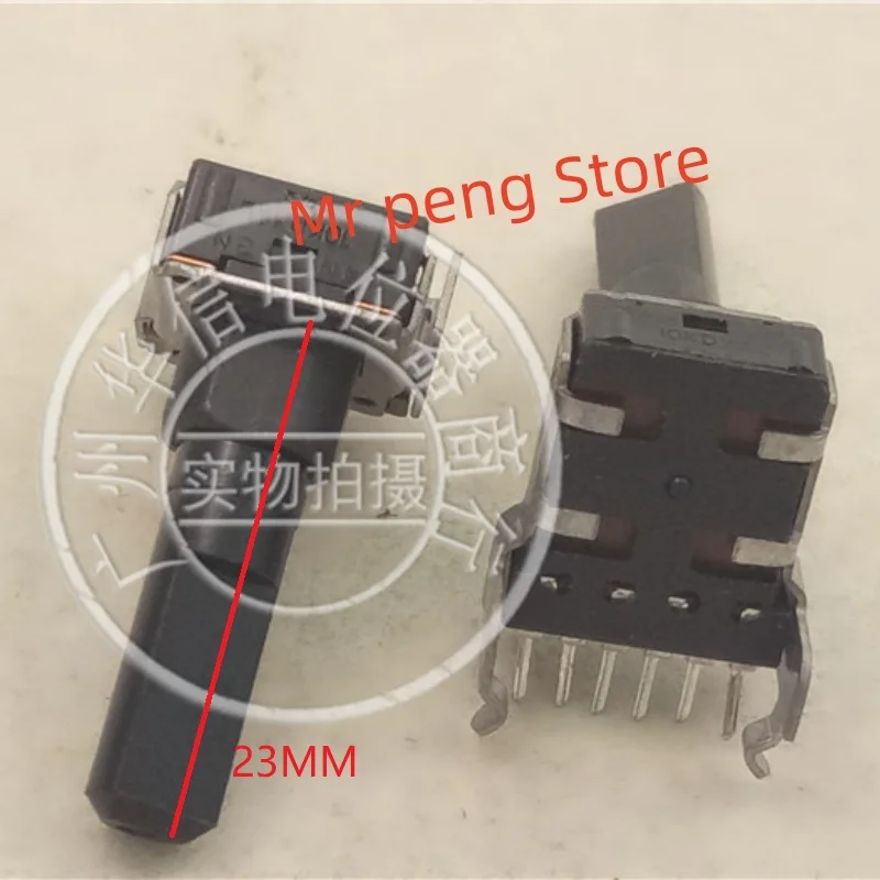 

2 шт. для 142 горизонтального двойного потенциометра 10KD 10K 6 pin длина вала 23 мм f