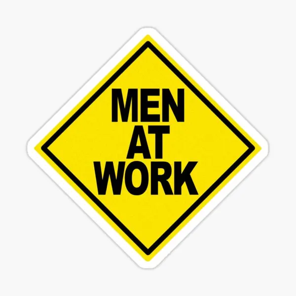 

5 шт., наклейки на автомобиль «мужские на работе»