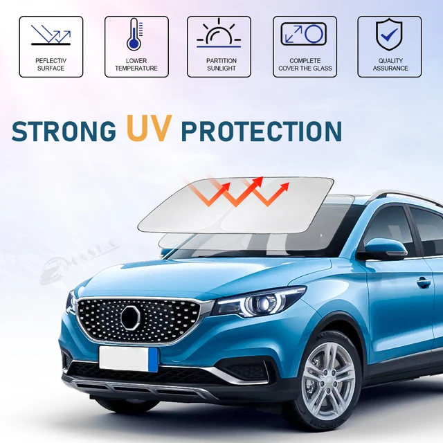Tendine Parasole Per MG ZS SUV 2017-2023 | 6 Pezzi | Magnetico | Anti-UV E Anti-Zanzare