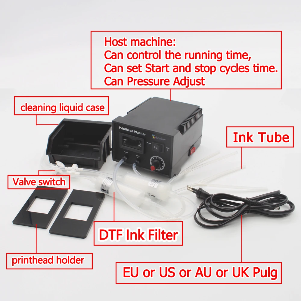 Cleaning Liquid DX6 I3200 XP600 TX800 i1600 FA04000 PrintHead