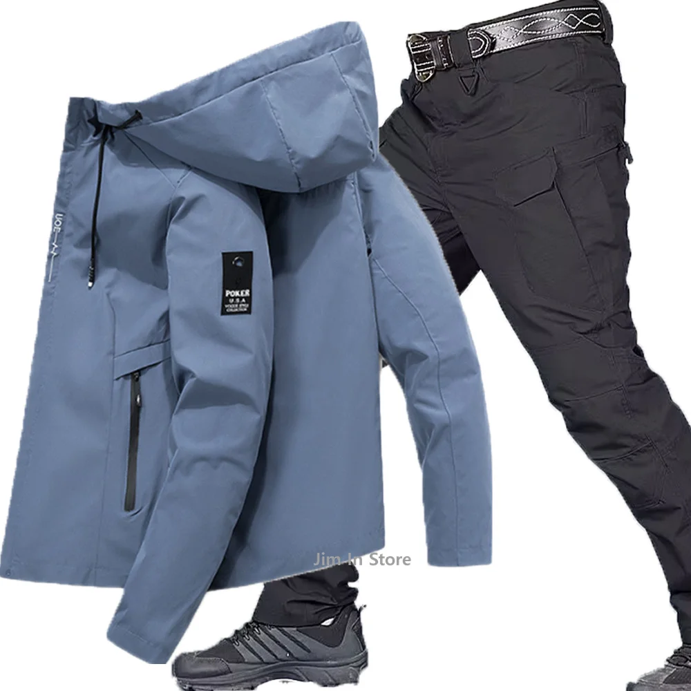 2023 Мужская дышащая водонепроницаемая толстовка