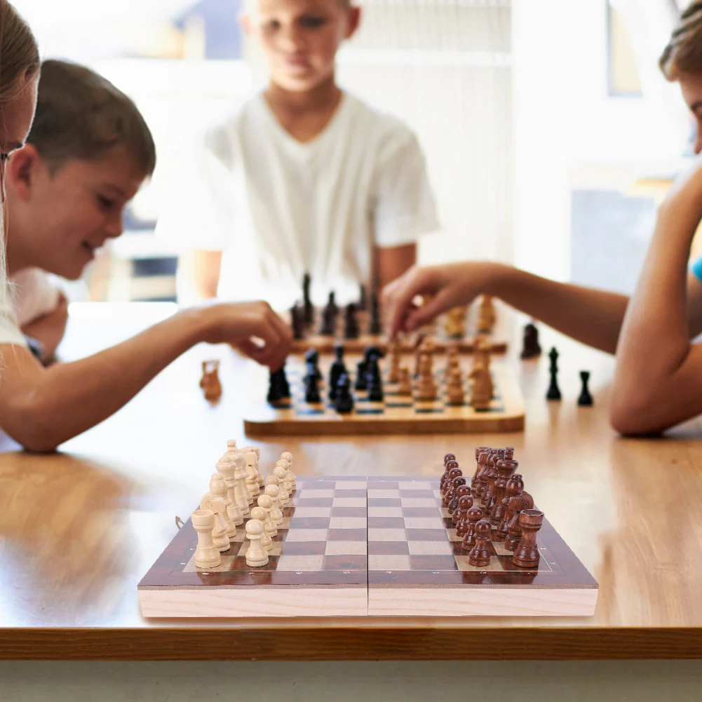 29x29cm 3 in 1 Chess Chekers Backgammon Developing Strategic Thinking Chess Wooden Set No Toxic Wood Board Game for Boys Girls board game,wooden chess,table games,chess pieces and board,chess pieces,chess puzzle game