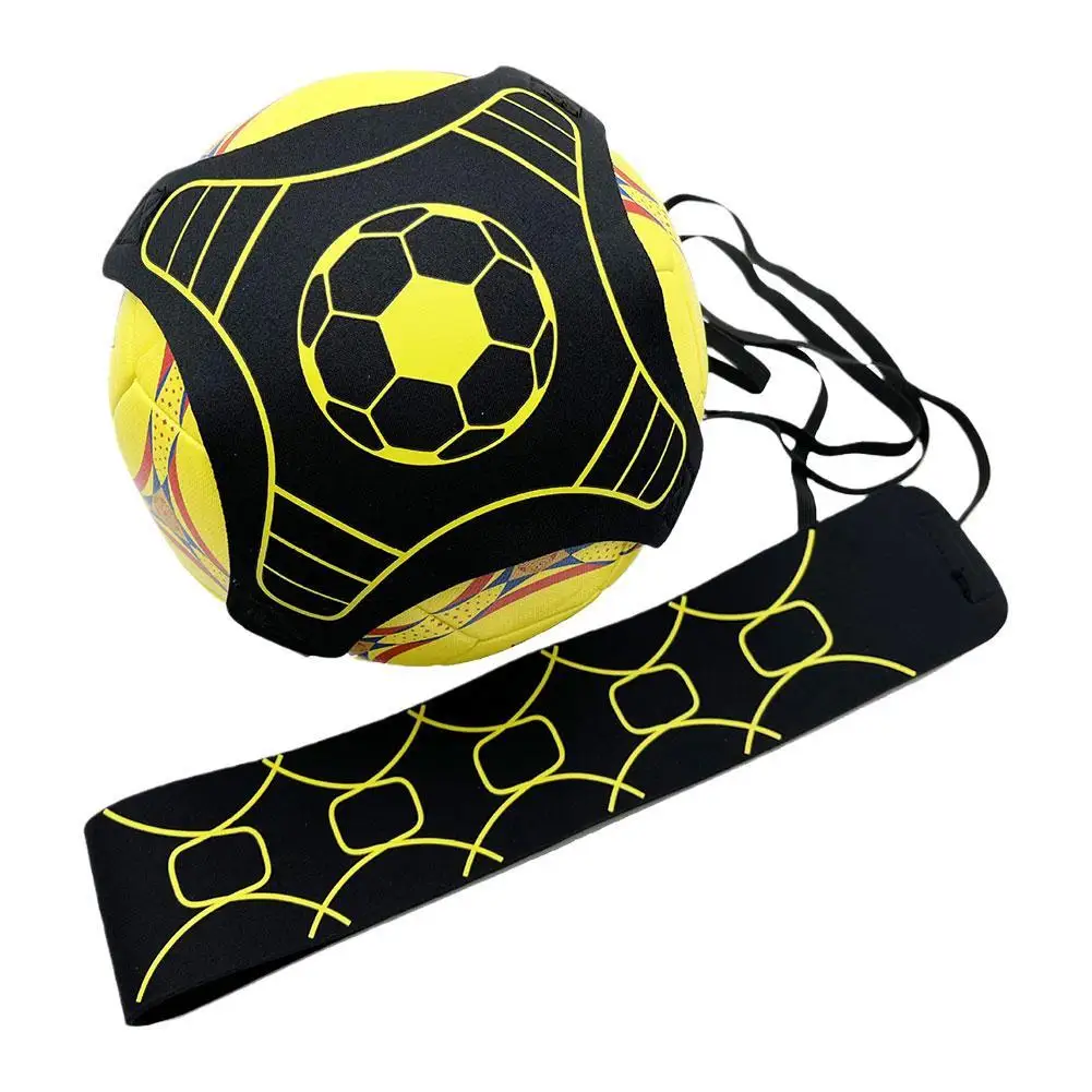 Soccer Training Tape Adults Children Football Auxiliary Training Tools Adjustable Elastic Belt Football Kick Trainer Equipment