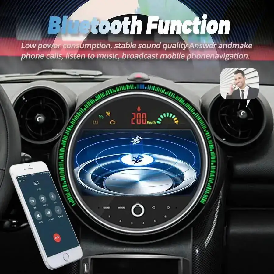 Radio con Navegación Android de 9 Pulgadas para BMW Mini Countryman Mini One Cooper R60 R54 R60 R54 R55 R56 2007-2014, Reproductor Carplay, GPS Estéreo 5