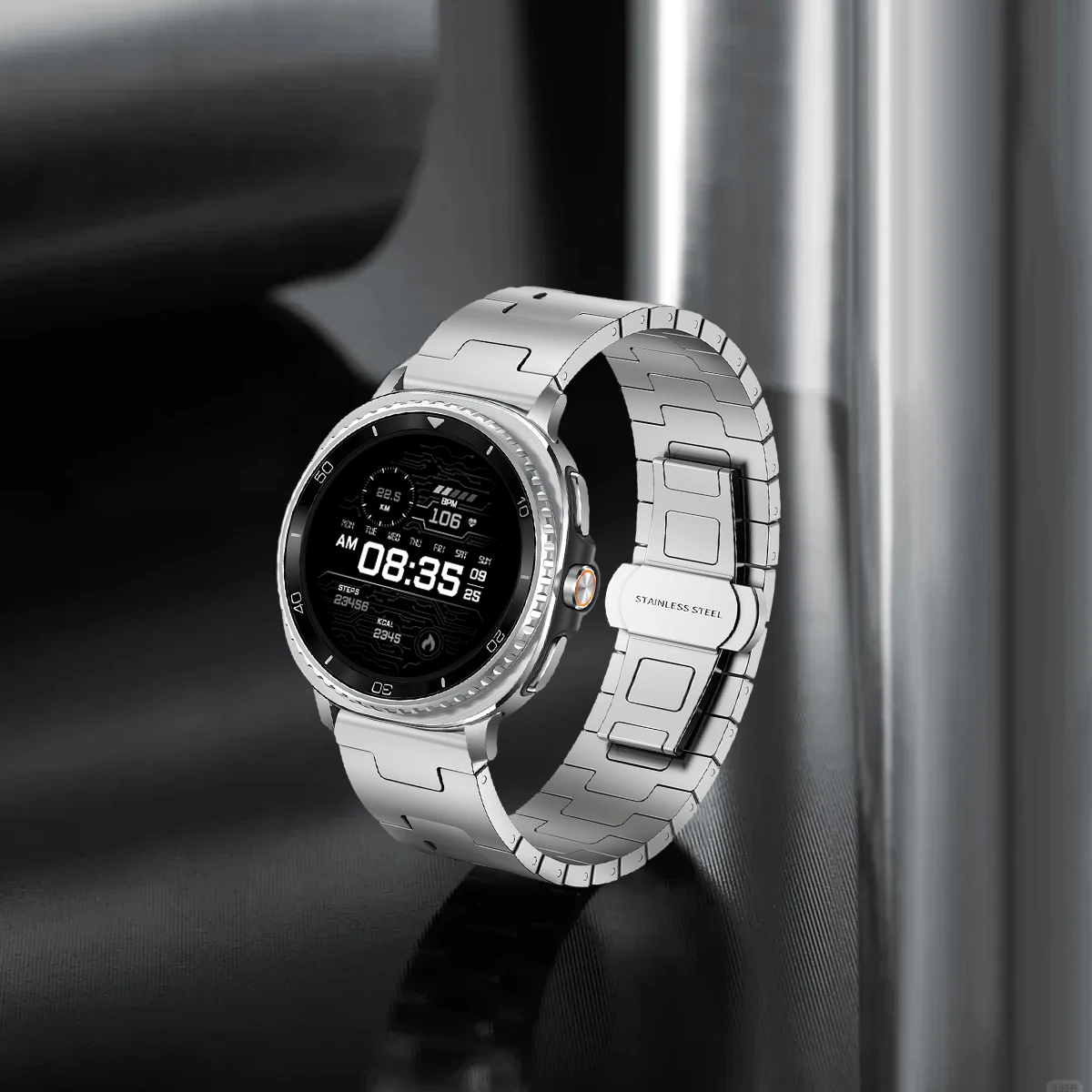 Luxury Titanium Metal Bracelet Strap