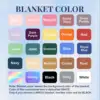 Personalized Spotify Photo Flannel Blanket For Girls Boys Couple Gift Customized Song Album Name Music Player Throw Blanket 5