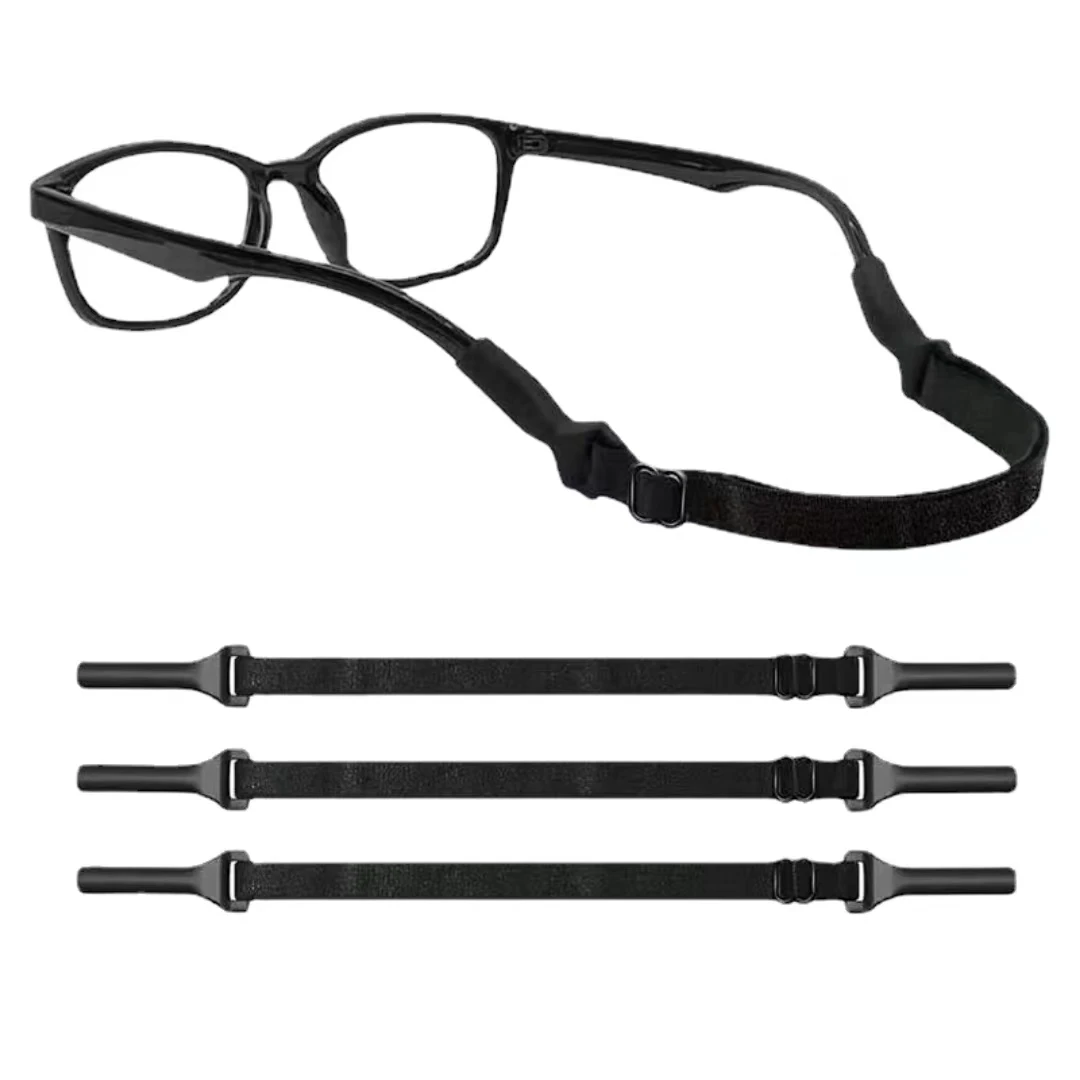 

Adjustable Silicone Glasses Straps Sunglass Chain Sports Eyeglass rope Band Cord Holder Elastic Anti Slip String