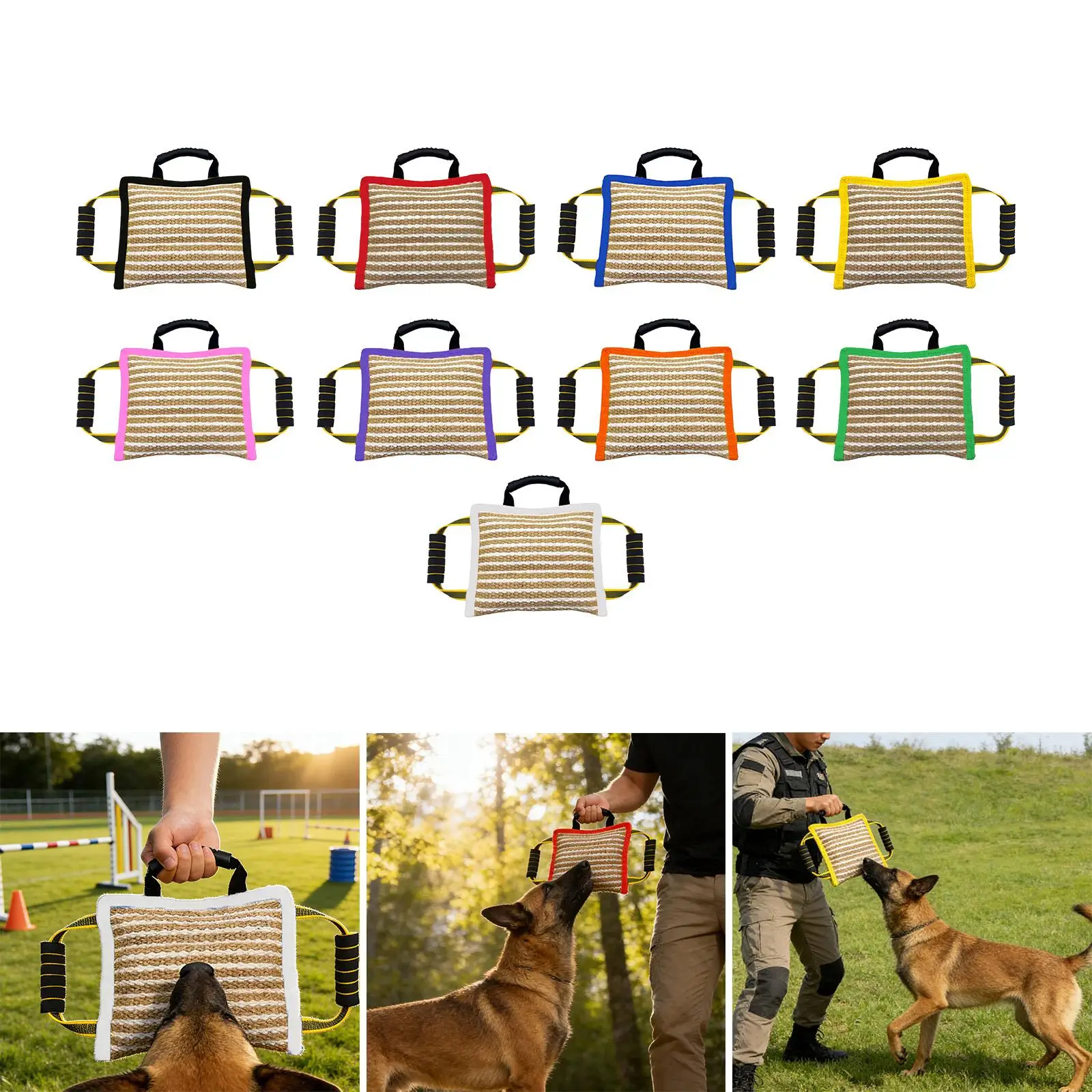 Dog Bite Pillow Jute Behavior Aids Puppy Training Obedience Heavy Duty Protection Equipment Dog Bite Wedge Dog Bite Tug Toy Dog Bite Pillow Jute Behavior Aids Puppy Training Obedience Heavy Duty Protection Equipment Dog Bite Wedge Dog Bite Tug Toy