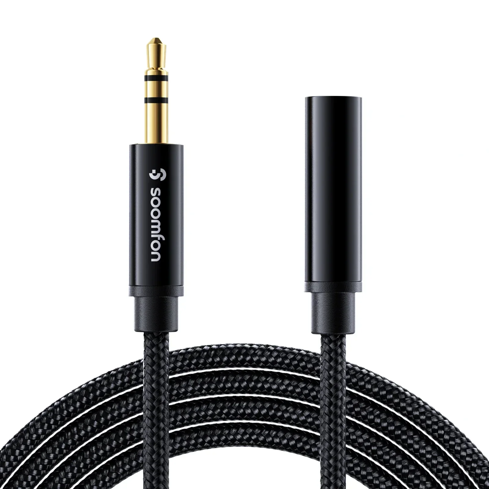 SOOMFON 오디오 익스텐션 케이블 수-암 3.5mm 잭 Aux 케이블, 헤드폰 스피커 연장 코드, 3.5mm