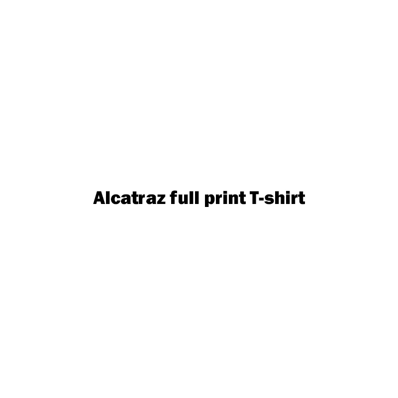 

Alcatraz full print T-shirt