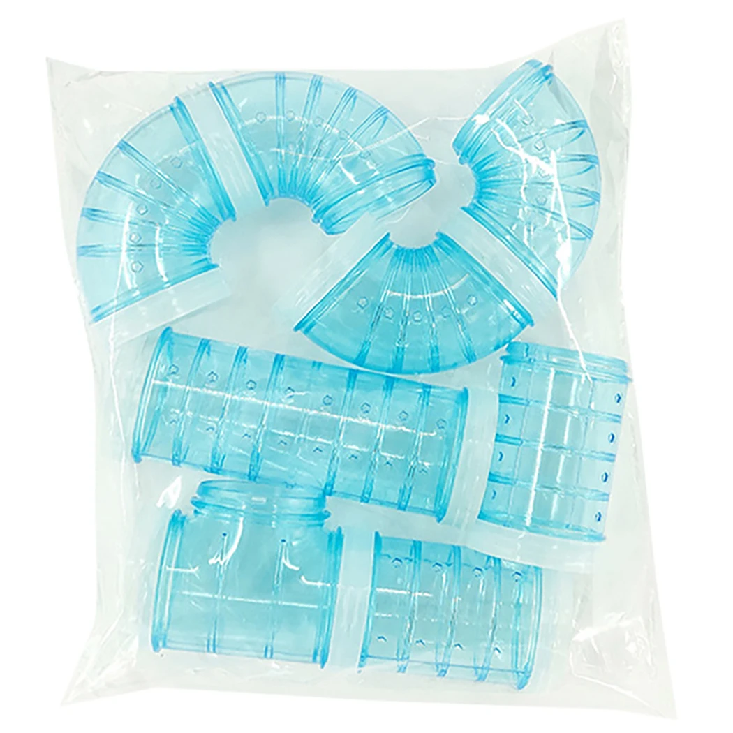 Hamster Tube Set DIY Plastic Small Pet Tunnel Hamster Exercise Toy Mouse DIY Tunnel Connection Tube Toy Young Guinea-Pig small pet tunnel hamster cage tunnel