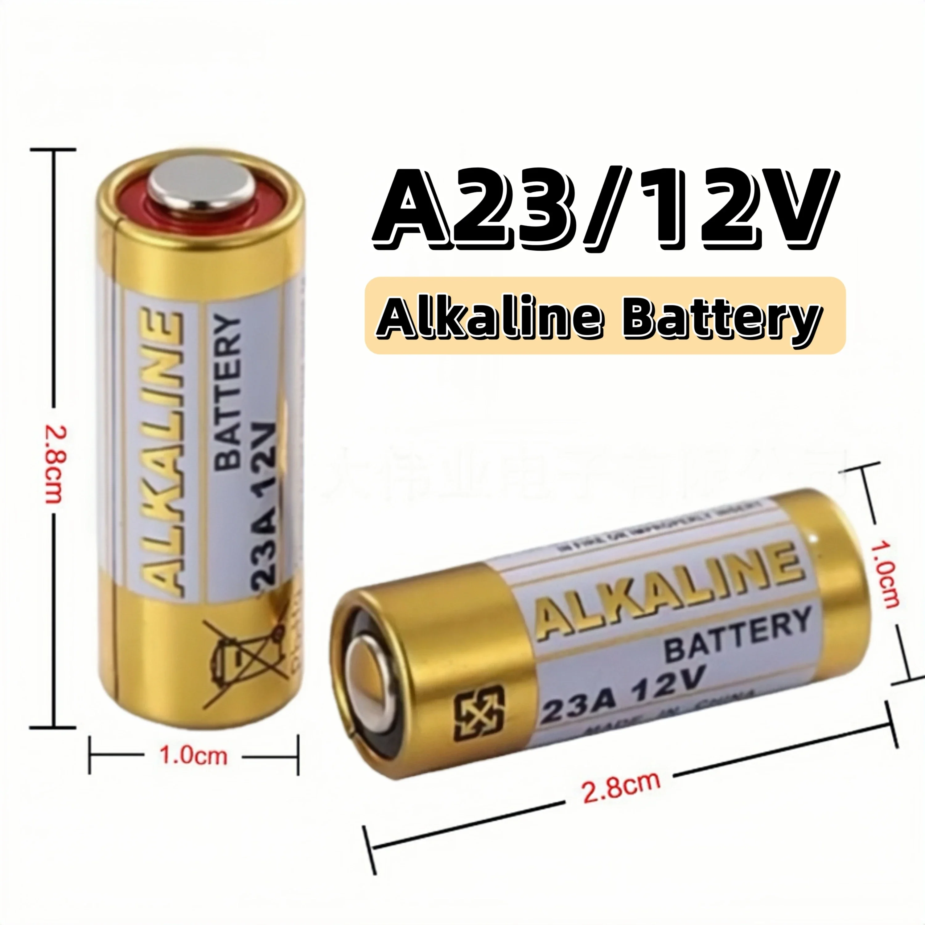 Alkaline Battery 10PCS 12V A23 for Remote Doorbell