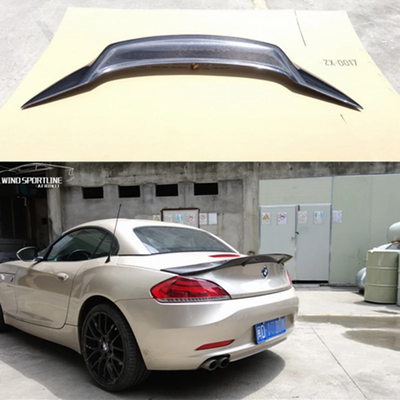 

For Bmw Z4 E89 Coupe Car Decoration 18i 20i 23i 28i 30i 35i Carbon Fiber Rear Trunk Spoiler 2009-2014 R Style