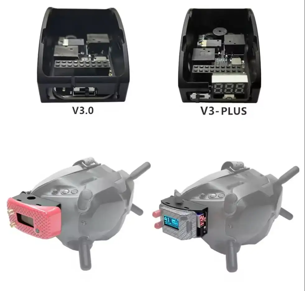 For DJI FPV Goggles V1 V2 Flight External Goggle Analog Adapter