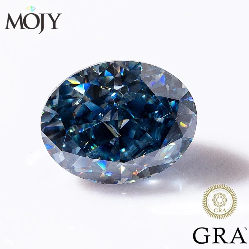 Loose Moissanite Stone Oval Cut 0.3~8.0ct Gemstones For Diamond Ring GRA Certificate
