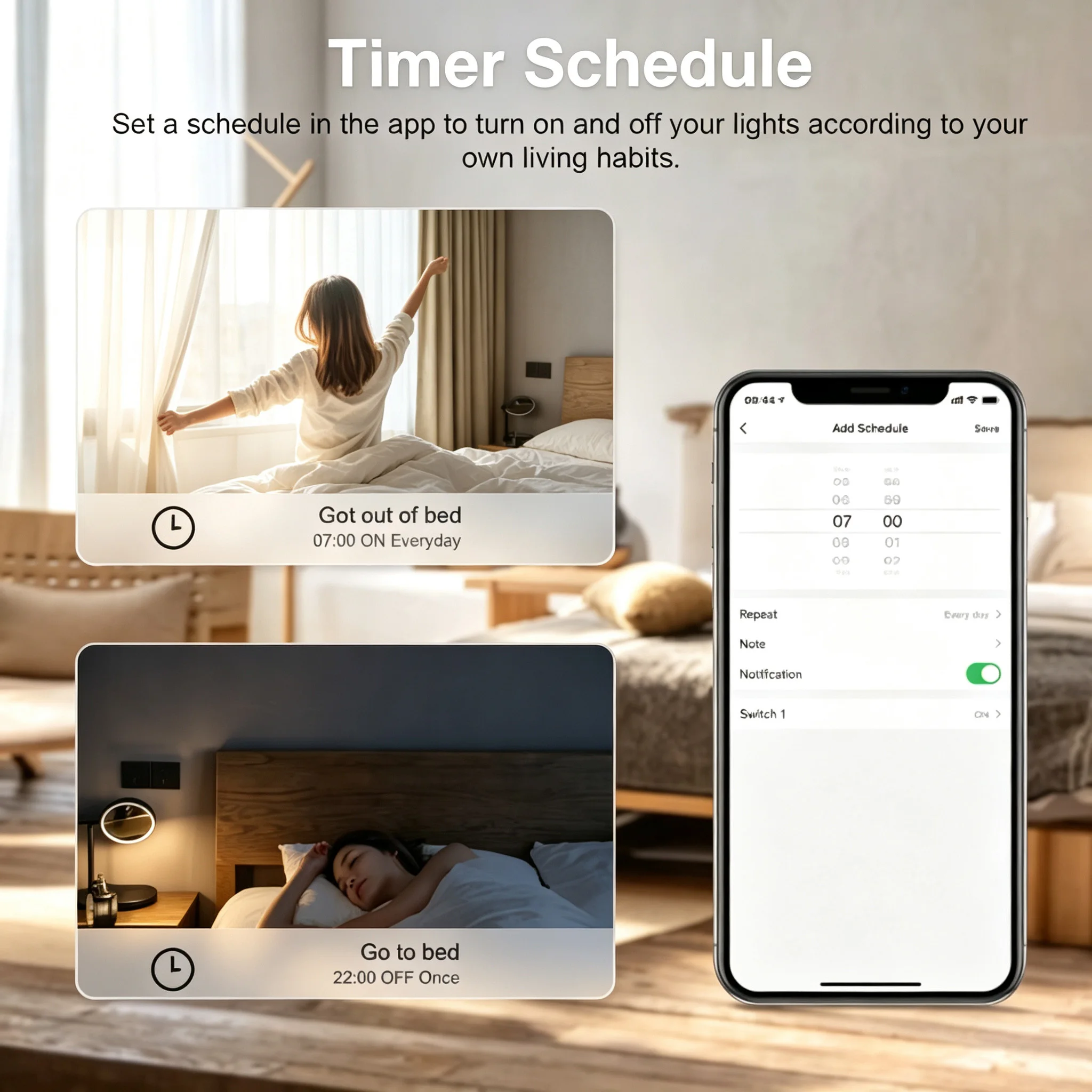 4-Channel WiFi Smart Relay Switch Module, Wireless Control, Multi-Voltage 2200W, RF433 Receiver, Tuya Alexa Compatible