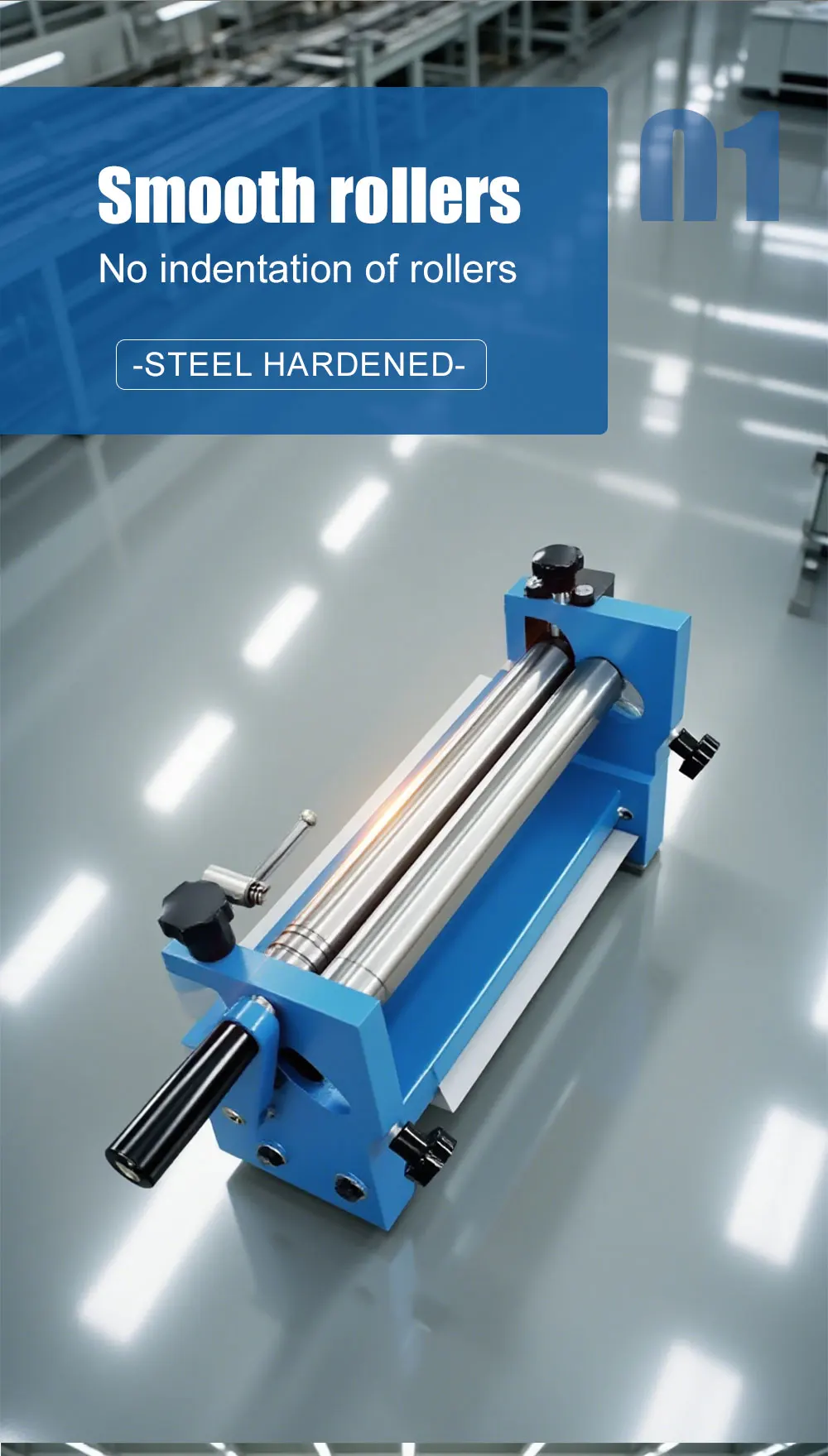 Hand-Cranked Folding Machine Manual Bending Machine Metal Coiling Machine Small