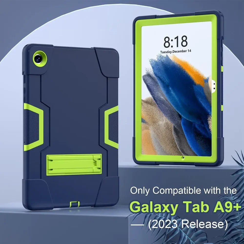Rugged Silicone + PC Armor Tablet Case