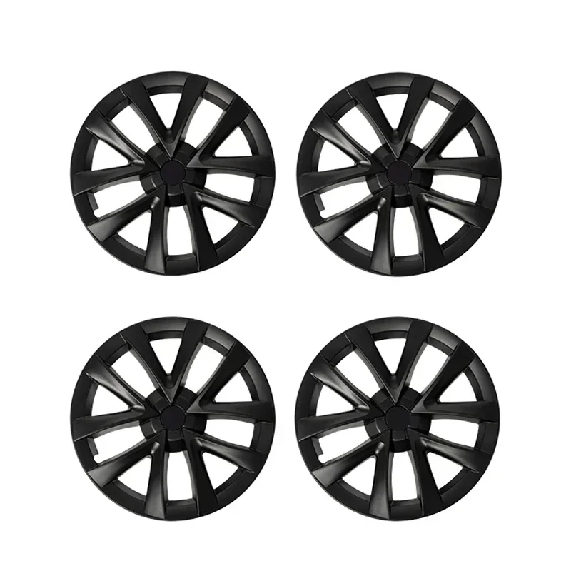 4PCS HubCap Performance Replacement for Tesla Model 3 Wheel Cover 18Inch Automobile Hub Cap Full Rim Cover Accessories car wheel hub covers