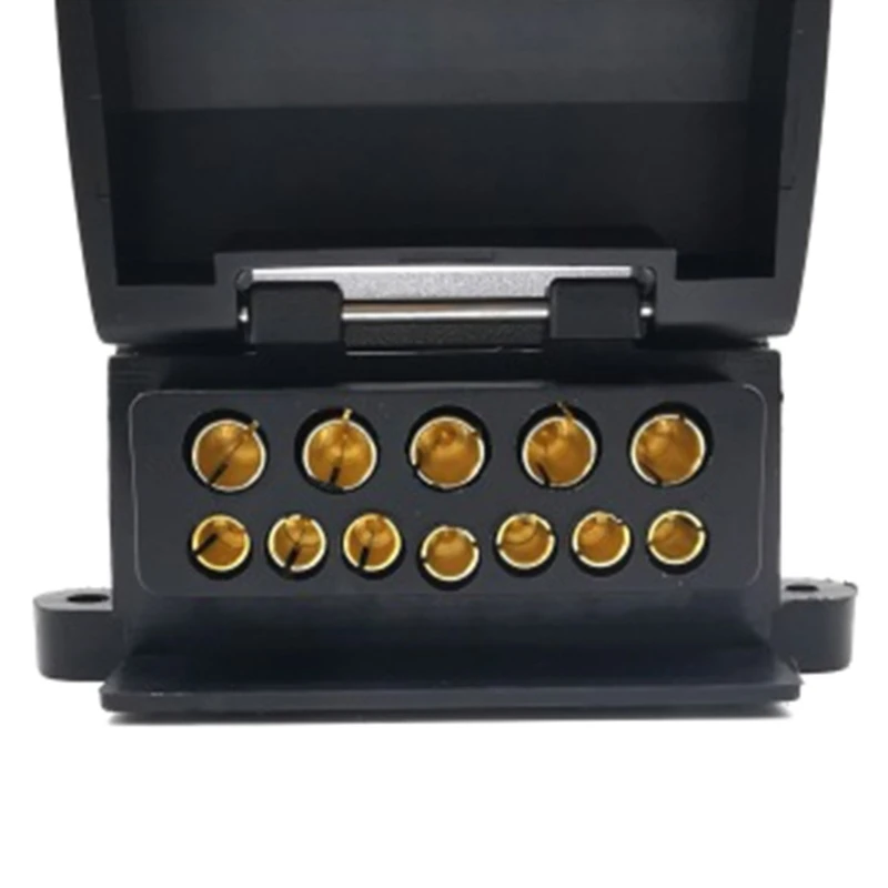 12 Pin Flat Trailer Socket Plug Set Connector Female & Male Trailer Socket Plug
