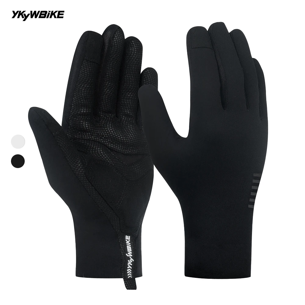 YKYWBIKE Cycling Gloves Full Finger MTB Bike Gloves Touch Screen Sports Gloves Bicycle Goves Unisex Breathable Shockproof Gloves 2