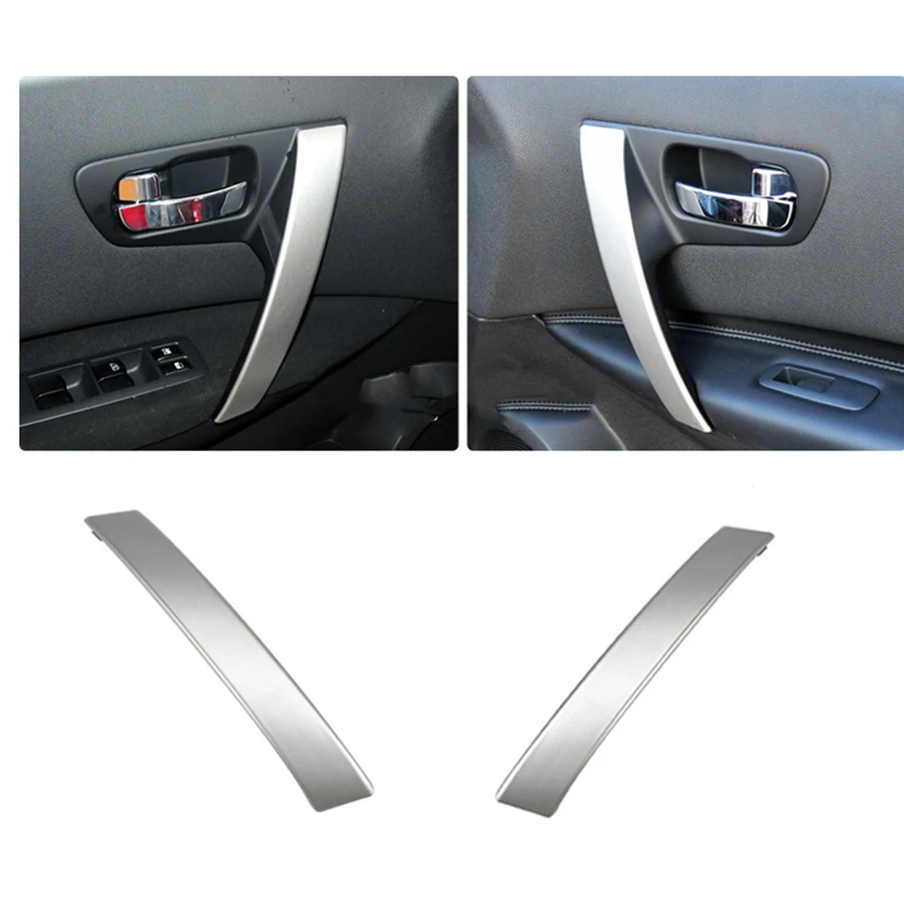 Maniglie Per Porte Interne Per Auto Parti Di Base Interne Per Nissan Qashqai 2008-2015 Argento Sinistro