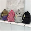 Nylon Solid Portable Backpacks Large Capacity Simple Versatile Color Matching Backpacks for Women 2024 Casual Fashion on Sale 5