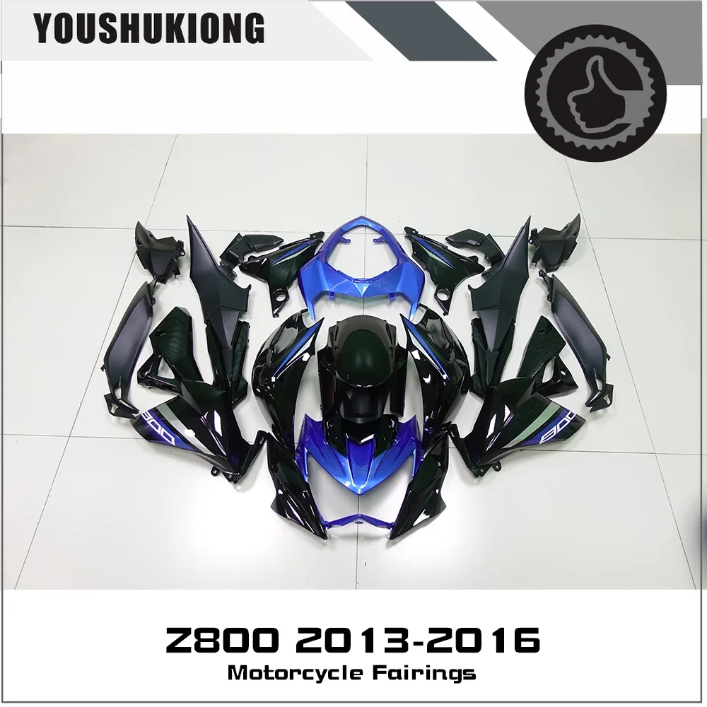 

For Z800 2013 - 2016 13 14 15 16 Customized New Full High Quality ABS Injection Plastics Fairings Kit Blue Black