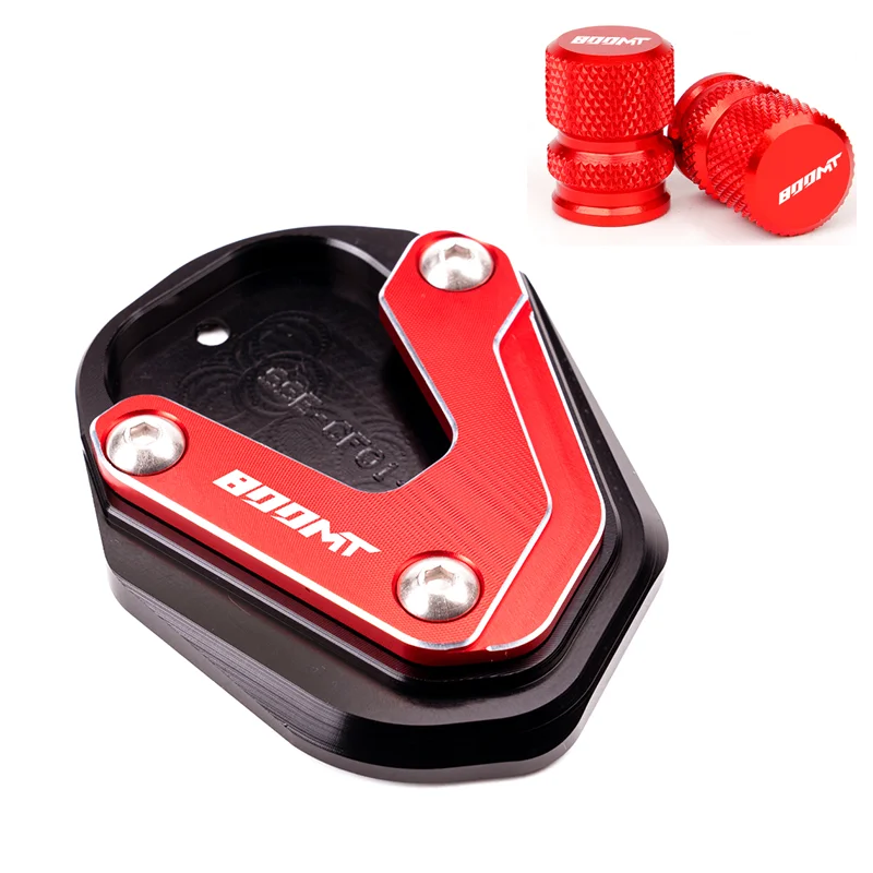 Enhanced Motorcycle CNC Kickstand Foot Side Stand Enlarger Pad Support Plate