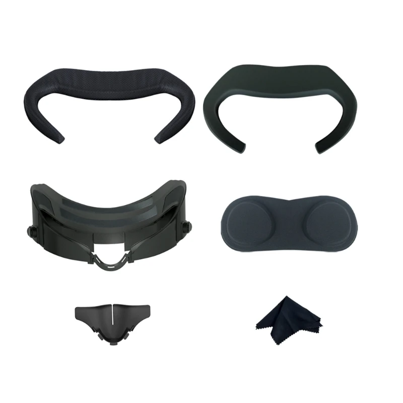 

Anti-sweat Mask Cover for Meta Quest 3 Headset Replacement Face Pad PU Leather Foam Eye Cover Glasses Accessories