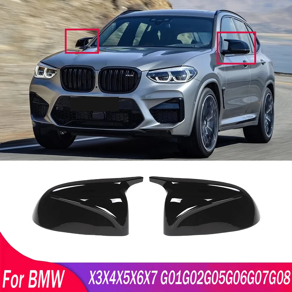 RECAMBO Inserto per griglia anteriore, strisce decorative, barre per barbecue V, compatibile con BMW serie 5 X3 G01 X4 G02 X5 G05 X6 G06 X7 G07