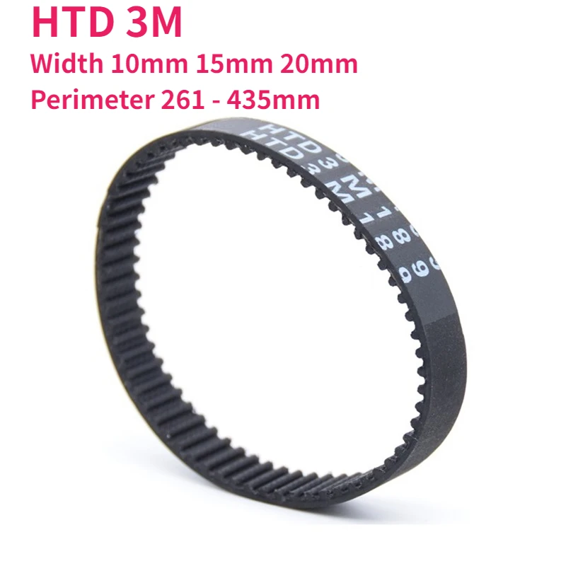 HTD3MClosedLoopRubberSynchronousTimingBeltPitch3mmWidth10mm