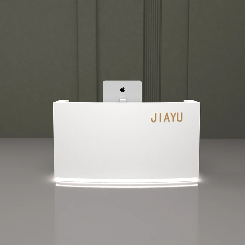 Simple Cash Register Reception Desks Nordic Originality White Atril Checkout Counter Beauty Salon Furniture Ontvangstbalie FYRD