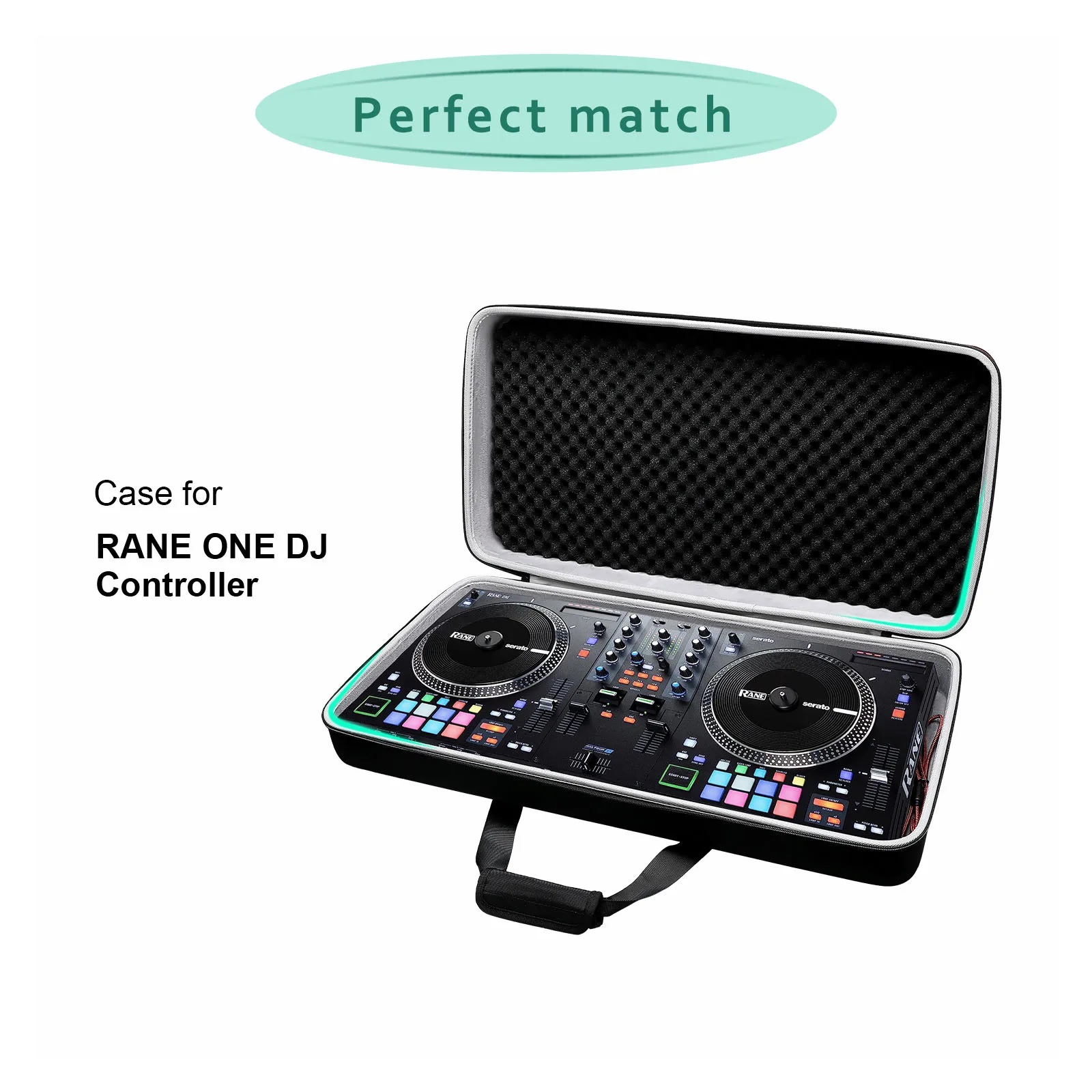 XANAD EVA Hard Case for RANE ONE/Hercules Inpulse T7 2 Deck or Pioneer DDJ-SX/SX2/SX3 Protective Carrying Storage Bag(only case)