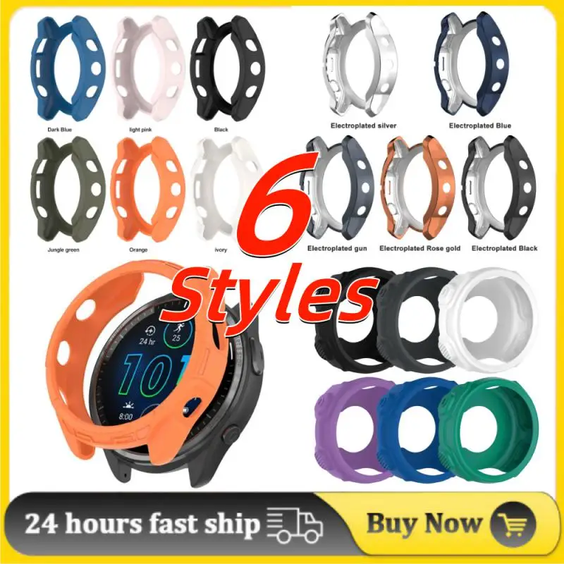 

Для смарт-часов Garmin чехол Fenix 7/7X Forerunner235/735XT, мягкий силиконовый чехол из ТПУ с ремешком для телефона